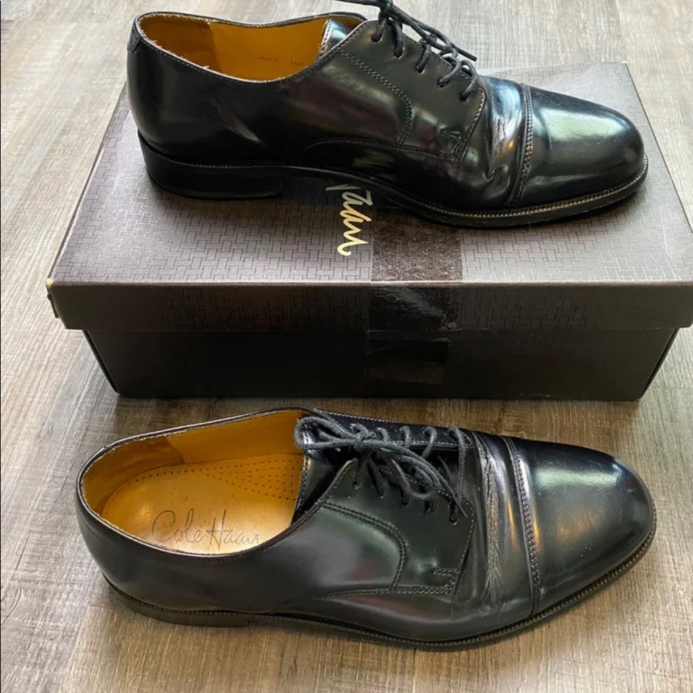 Cole Haan Caldwell Captoe tie oxfords size 1”